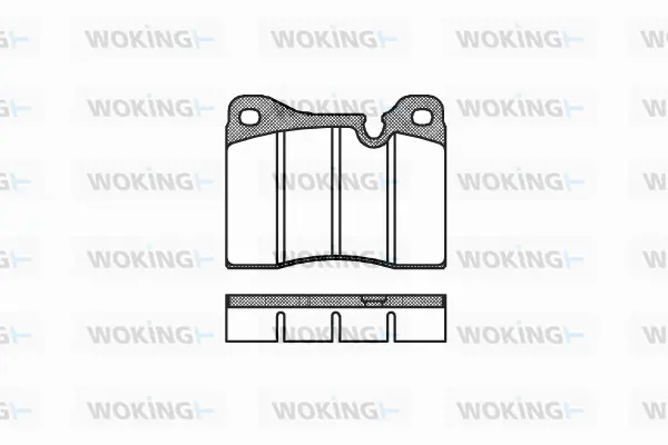 Brake Pad Set, disc brake (P1113.30)