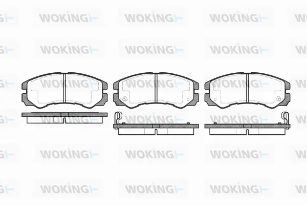 Brake Pad Set, disc brake (P5253.02)