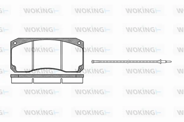 Brake Pad Set, disc brake (P2463.02)