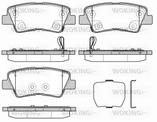 Brake Pad Set, disc brake (P12623.30)