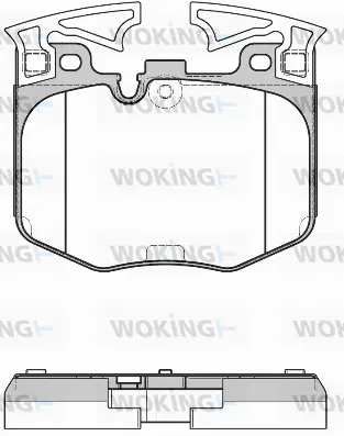 Brake Pad Set, disc brake (P16113.00)