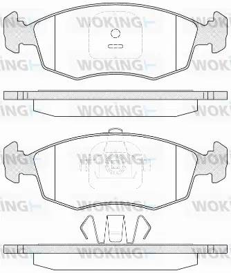 Brake Pad Set, disc brake (P0723.35)
