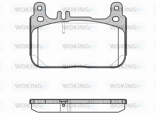 Brake Pad Set, disc brake (P17223.00)
