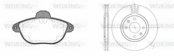 Brake Kit, disc brake (87083.00)