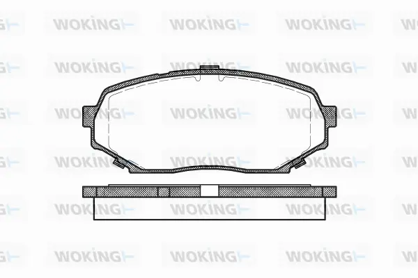 Brake Pad Set, disc brake (P2393.00)