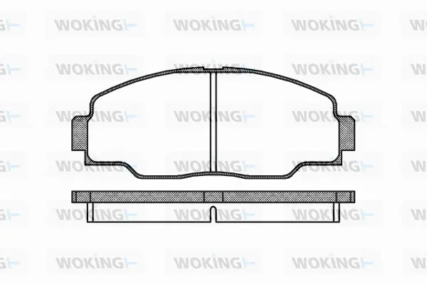 Brake Pad Set, disc brake (P2083.00)