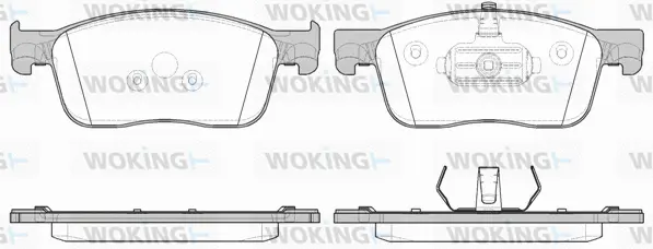 Brake Pad Set, disc brake (P16193.00)