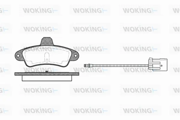 Brake Pad Set, disc brake (P5333.02)