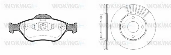 Brake Kit, disc brake (86663.00)