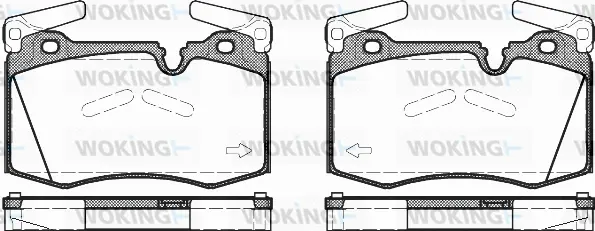Brake Pad Set, disc brake (P12743.00)