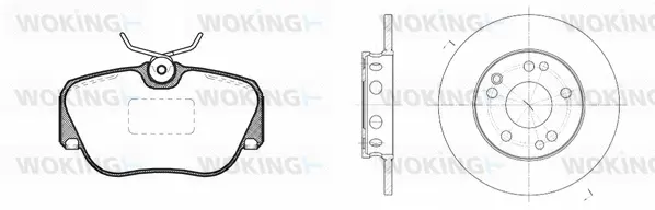 Brake Kit, disc brake (83843.00)