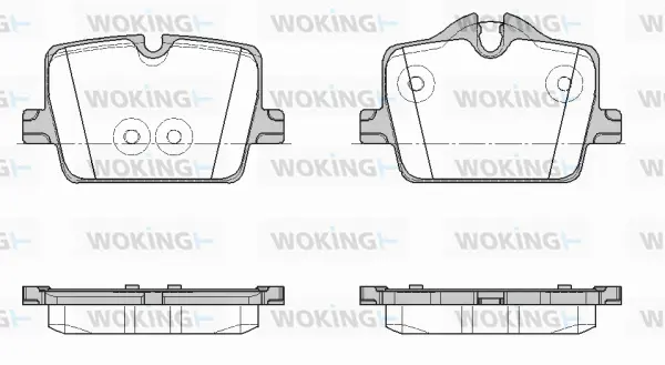 Brake Pad Set, disc brake (P19743.00)