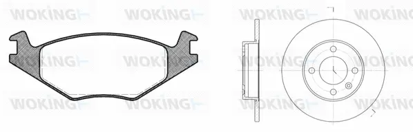 Brake Kit, disc brake (80713.02)