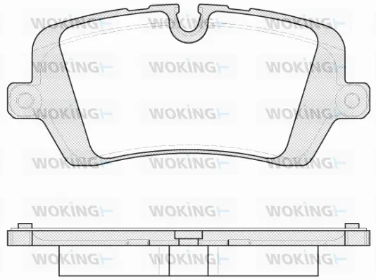 Brake Pad Set, disc brake (P14413.00)
