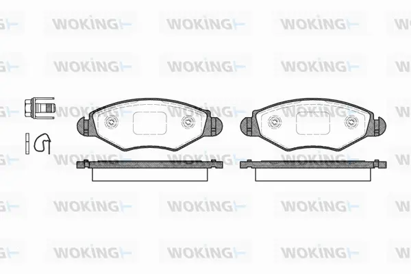 Brake Pad Set, disc brake (P7433.20)