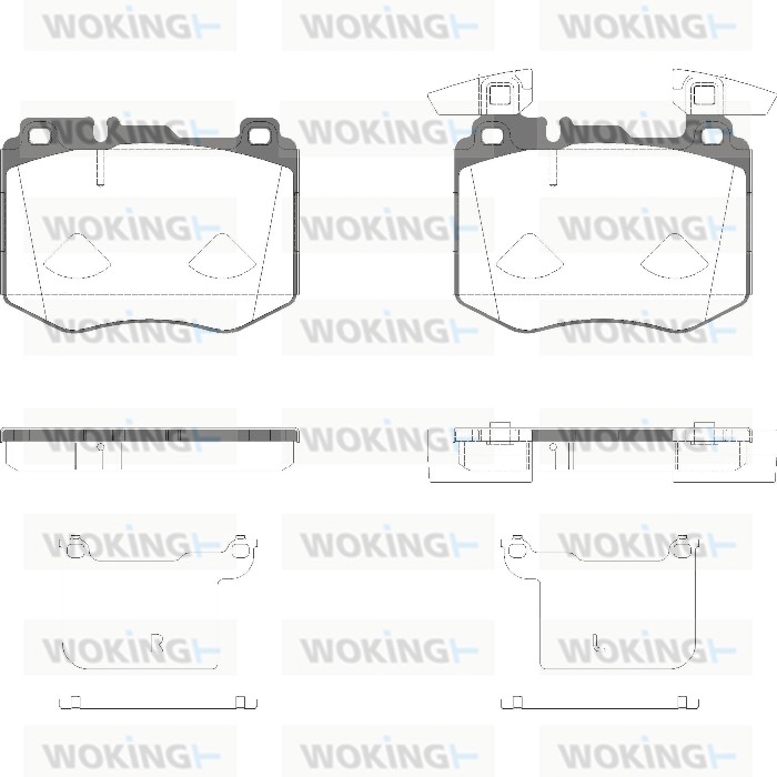 Brake Pad Set, disc brake (P19833.20)