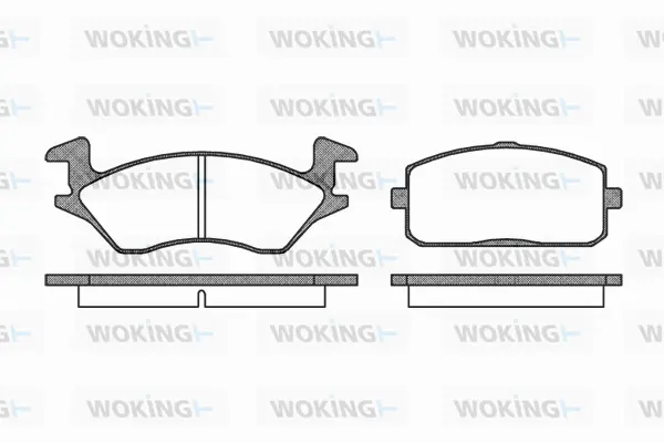 Brake Pad Set, disc brake (P0053.10)