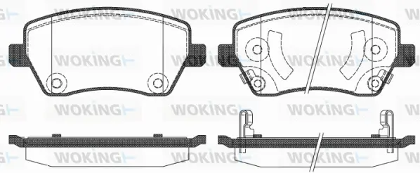 Brake Pad Set, disc brake (P8873.02)
