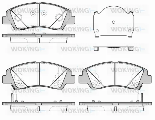 Brake Pad Set, disc brake (P14833.02)