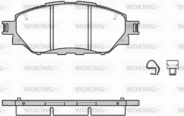 Brake Pad Set, disc brake (P17713.04)