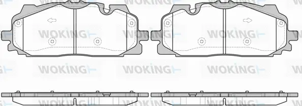 Brake Pad Set, disc brake (P17673.00)