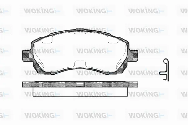 Brake Pad Set, disc brake (P7473.02)