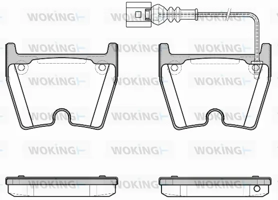 Brake Pad Set, disc brake (P9963.11)