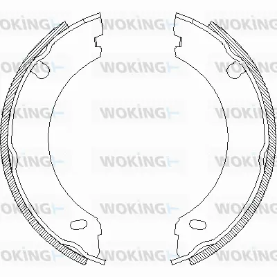 Brake Shoe, parking brake (Z4696.00)