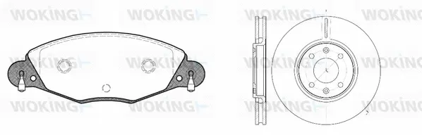 Brake Kit, disc brake (89273.00)