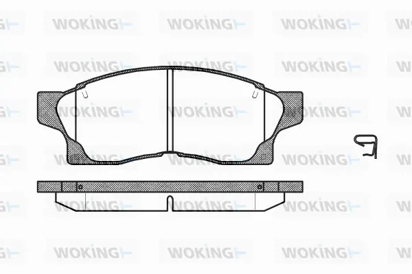 Brake Pad Set, disc brake (P2773.00)