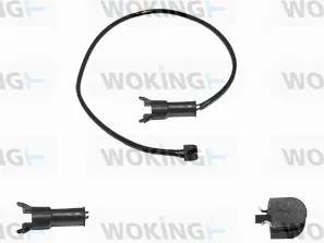 Warning Contact, brake pad wear (001026)