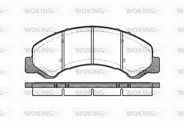 Brake Pad Set, disc brake (P6633.00)