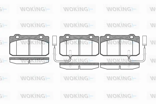 Brake Pad Set, disc brake (P3103.12)