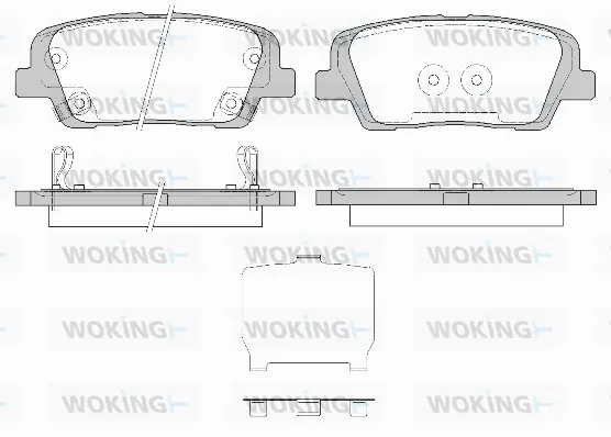 Brake Pad Set, disc brake (P13743.42)