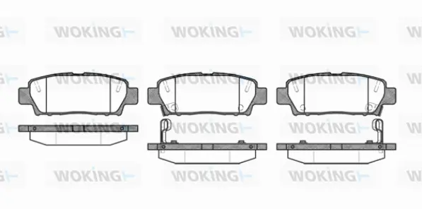 Brake Pad Set, disc brake (P7323.02)