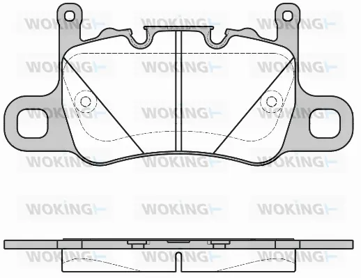 Brake Pad Set, disc brake (P14983.00)