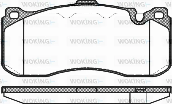 Brake Pad Set, disc brake (P12803.00)