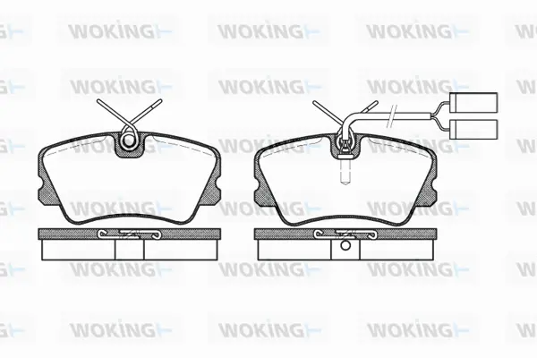 Brake Pad Set, disc brake (P3593.02)
