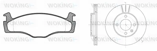 Brake Kit, disc brake (80713.00)