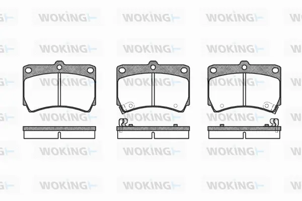 Brake Pad Set, disc brake (P3123.12)