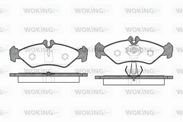 Brake Pad Set, disc brake (P4793.00)