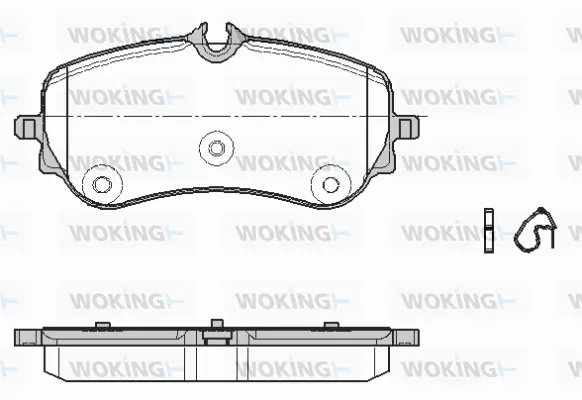 Brake Pad Set, disc brake (P19483.00)