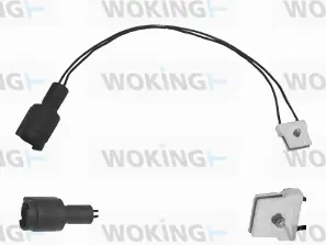 Warning Contact, brake pad wear (001005)