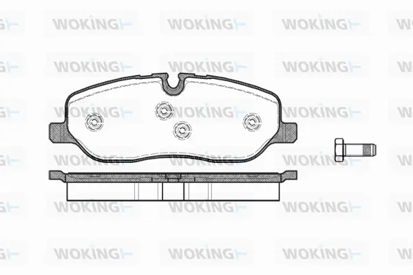 Brake Pad Set, disc brake (P10583.00)
