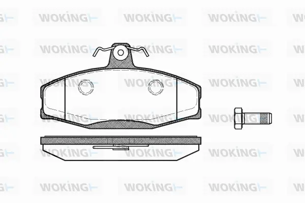 Brake Pad Set, disc brake (P7203.20)
