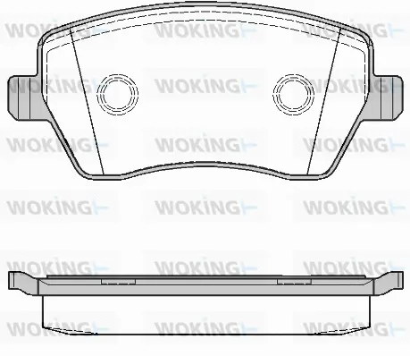 Brake Pad Set, disc brake (P8873.00)