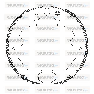 Brake Shoe, parking brake (Z4540.01)