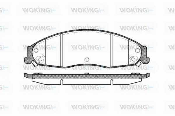 Brake Pad Set, disc brake (P8553.08)