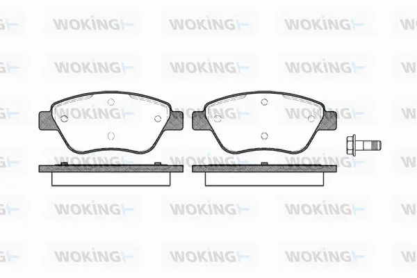 Brake Pad Set, disc brake (P9583.10)