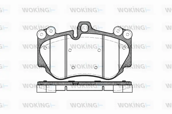 Brake Pad Set, disc brake (P10403.00)